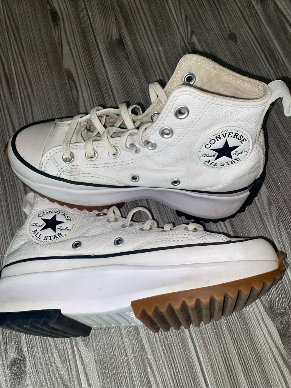 Converse Run Star Hike Leather Sneakers Women’s Size 6 - Picture 8 of 8